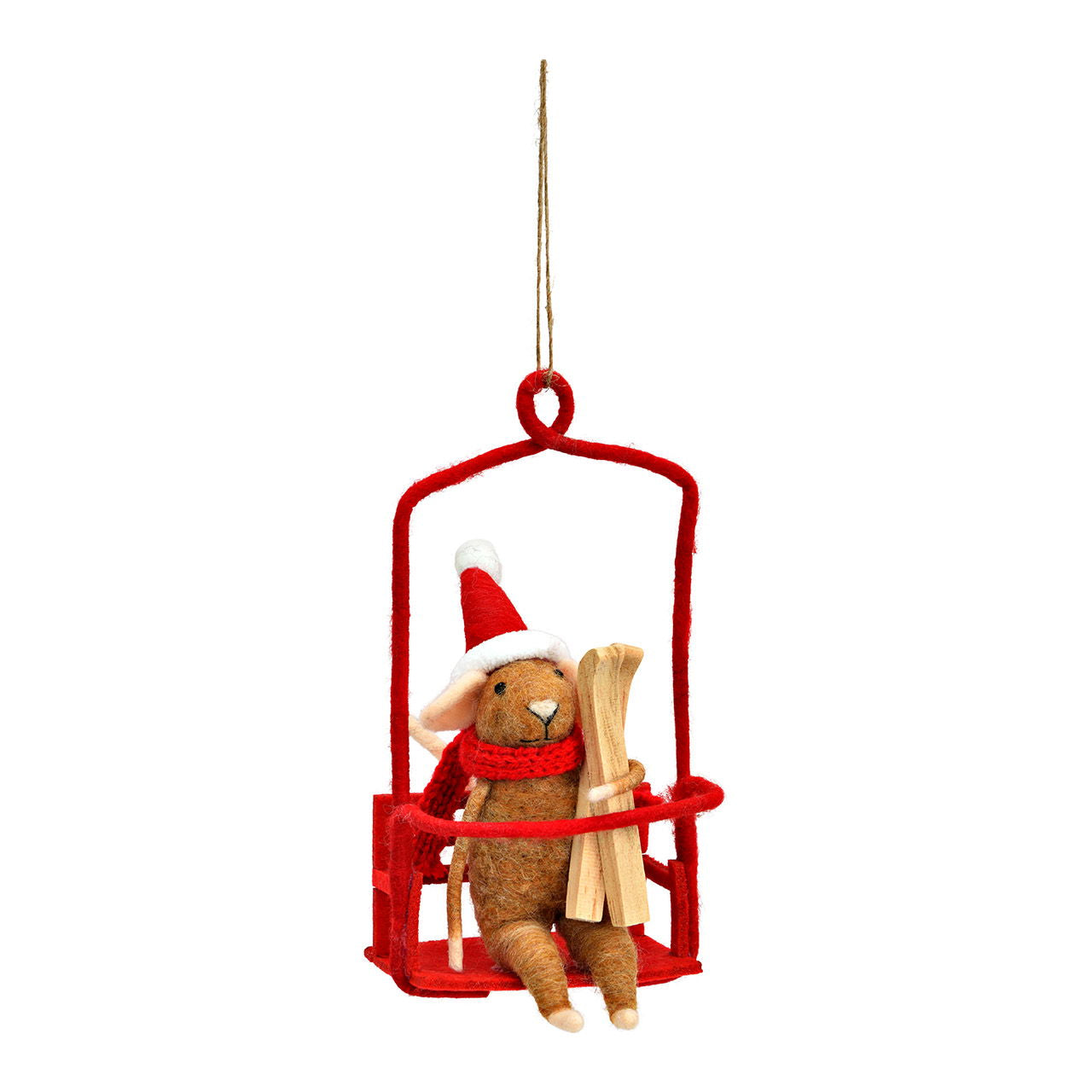 Colgador para ratón en fieltro remonte