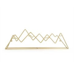 Colgador pared Mountain dorado hierro