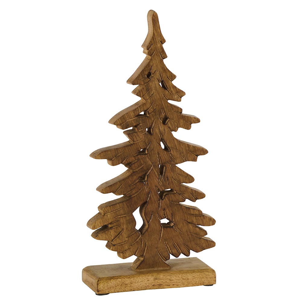 Árbol de Navidad de madera calada