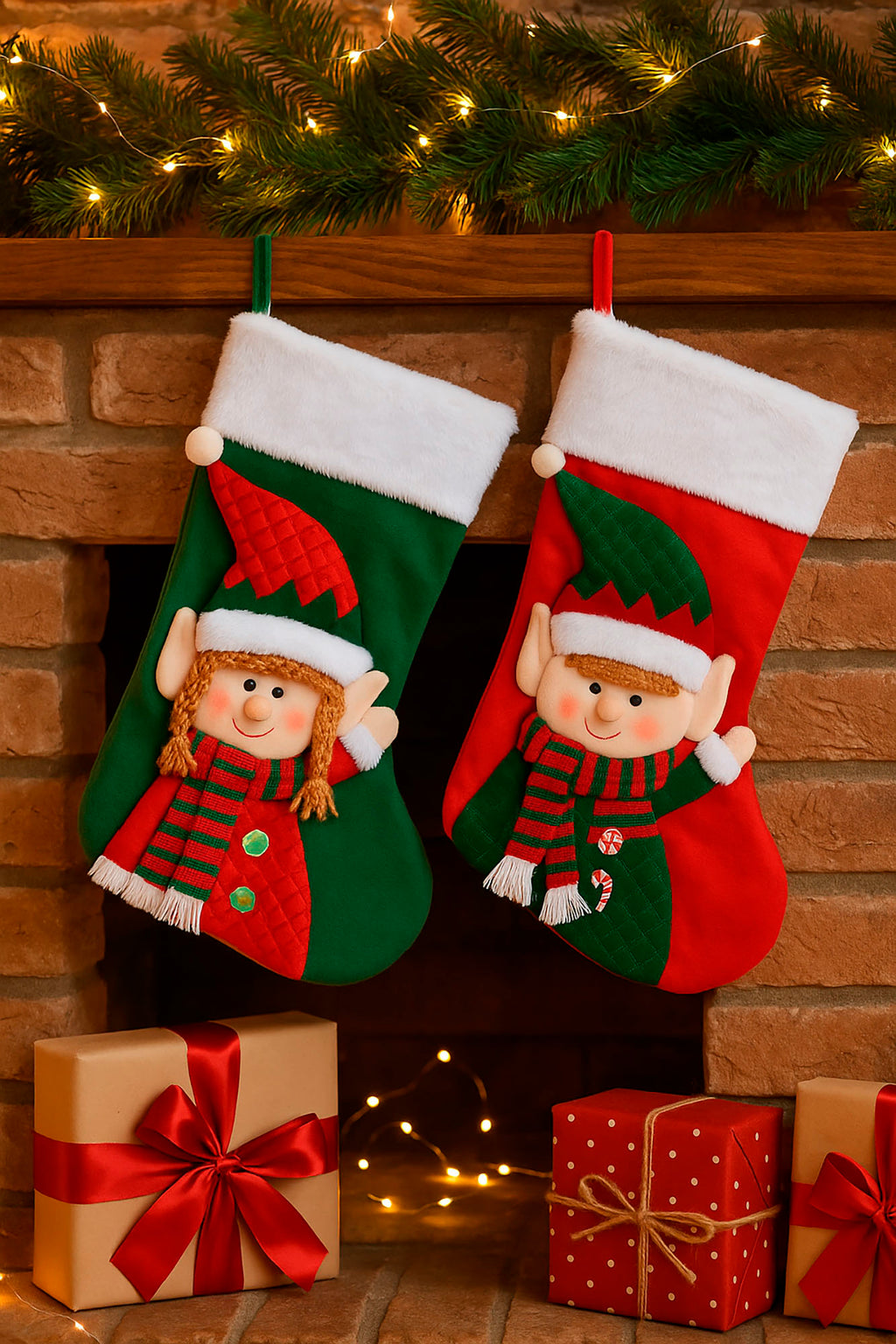 Calcetines Poliester Elfo Ancho