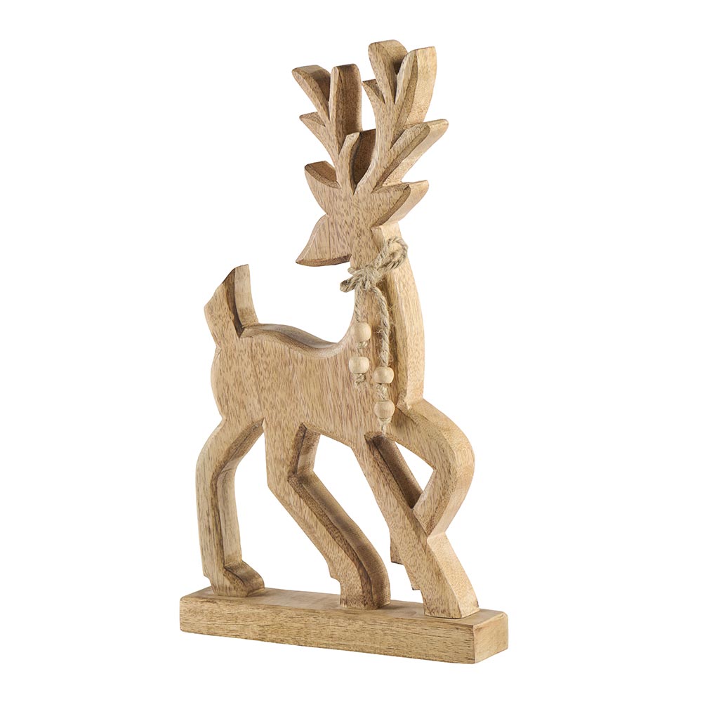 Reno decorativo de madera