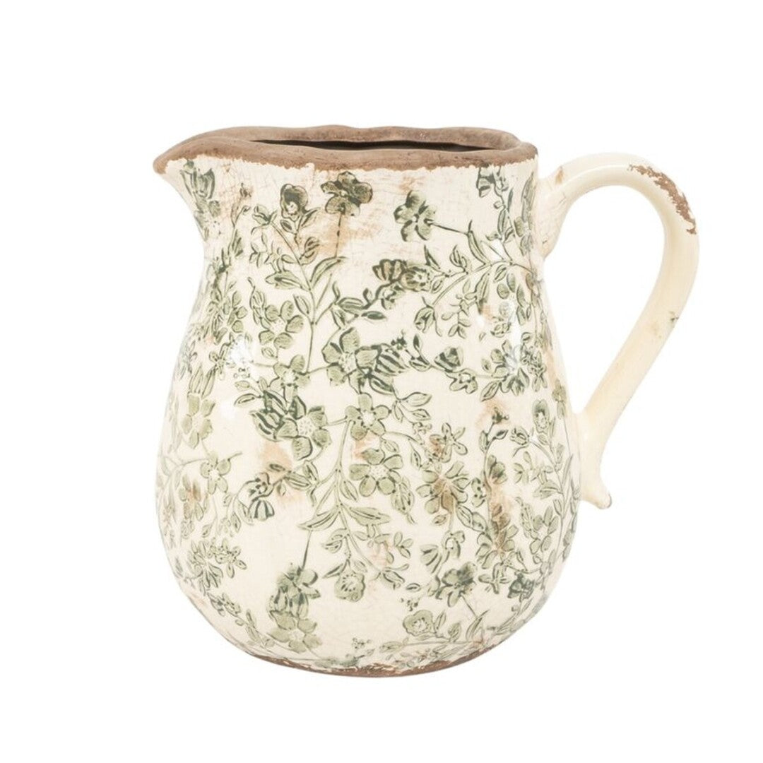 Jarron forma jarra verde